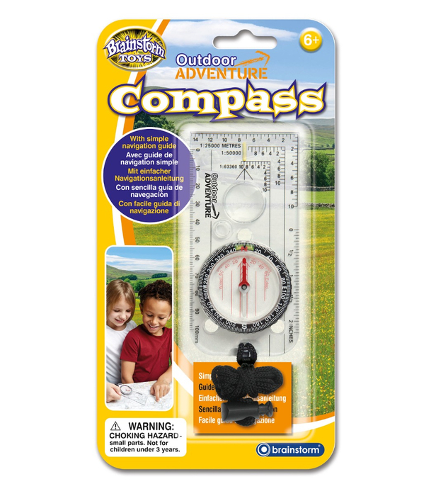 Outdoor Adventure Compass 12.5x6 cm