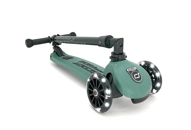 Scooter - Highwaykick 3 w. LED Wheels - Forest