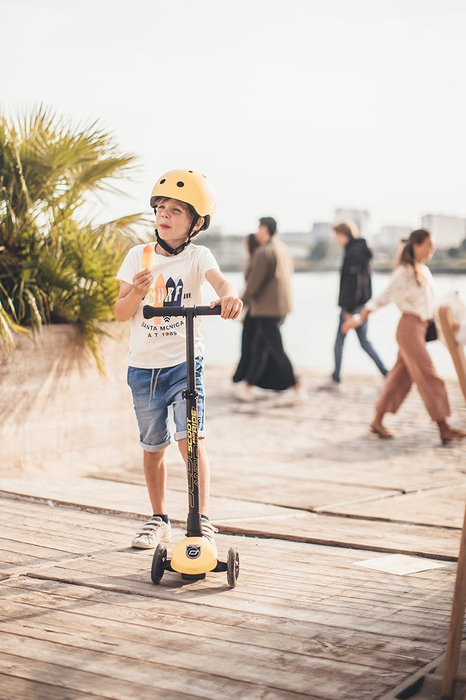 Scooter - Highwaykick 3 w. LED Wheels - Lemon