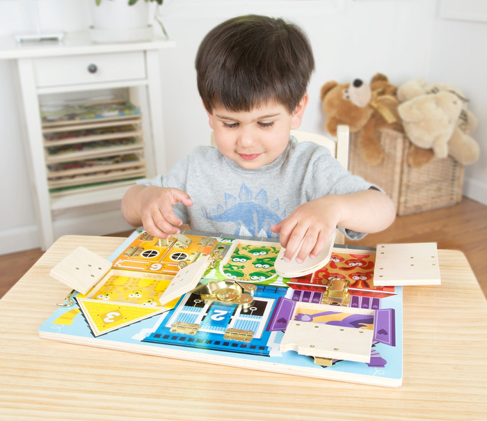 Latches Board with Animals