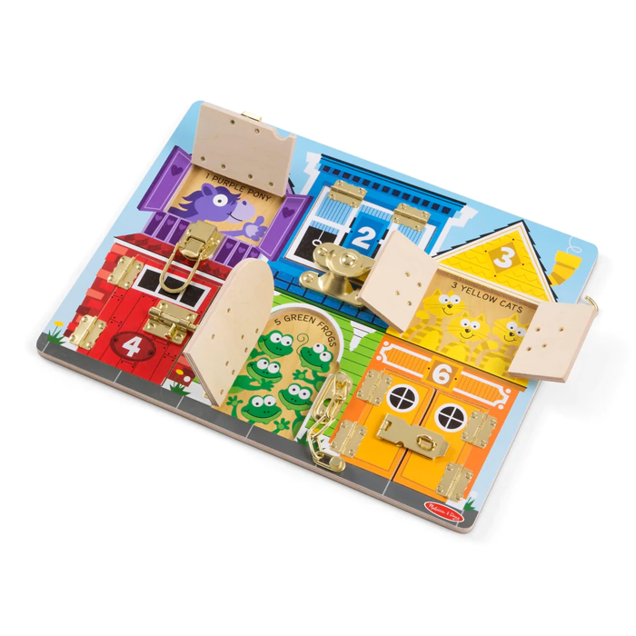 Latches Board with Animals