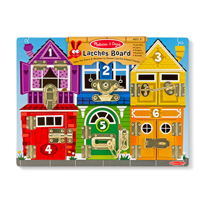 Latches Board with Animals