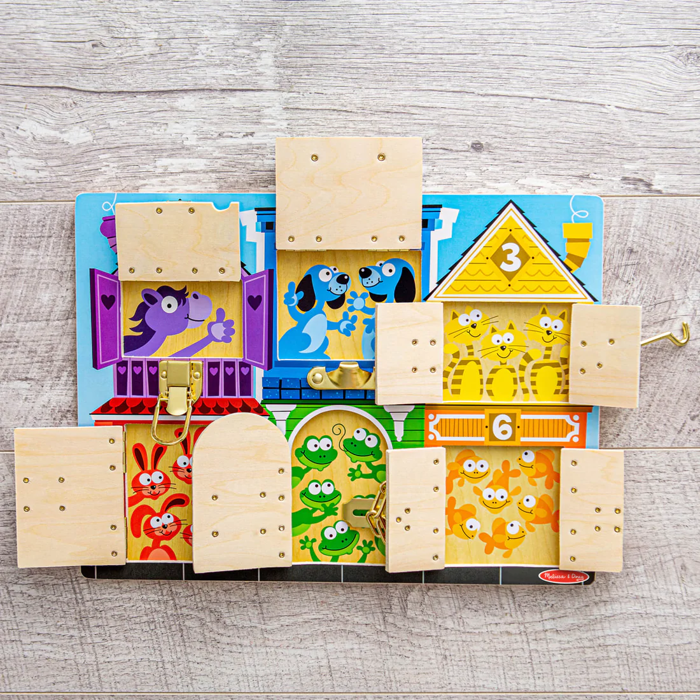 Latches Board with Animals