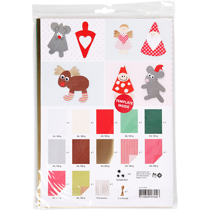 DIY Christmas Ornaments - Cut & Craft Kit