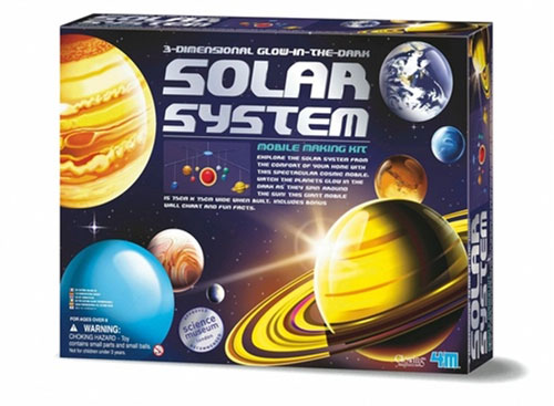 Make Your Own Glow-in-the-Dark Solar System Mobile