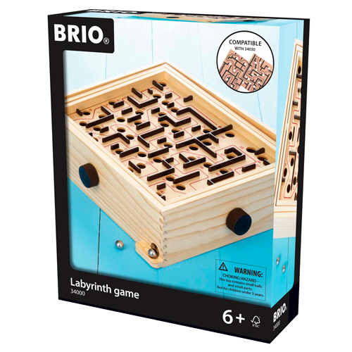 Wooden Tilt Maze Game