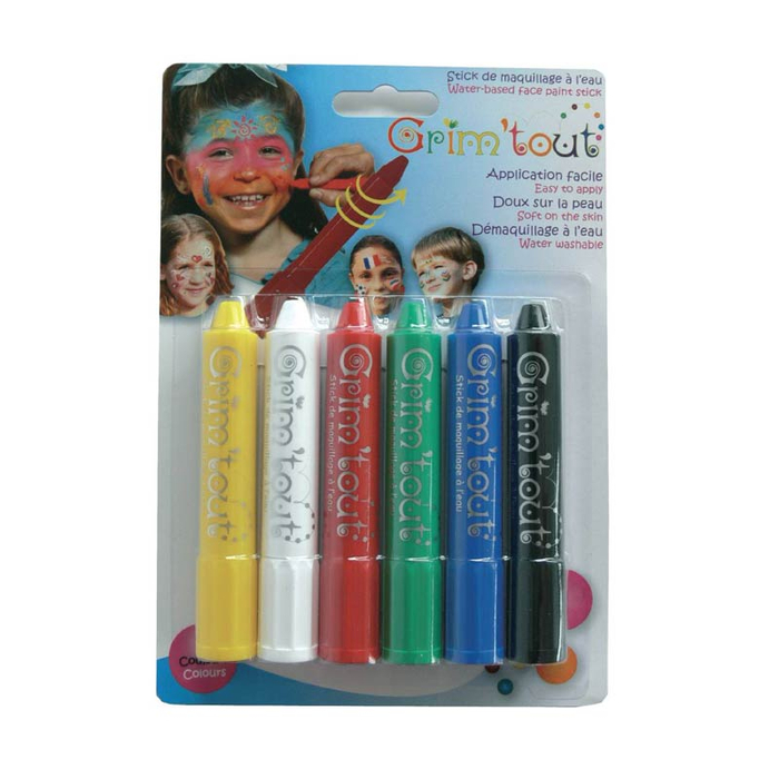 Face Paint - 6 Crayons