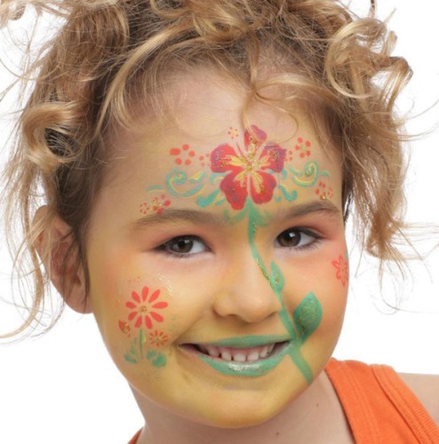 Face Paint Stencils - Flowers