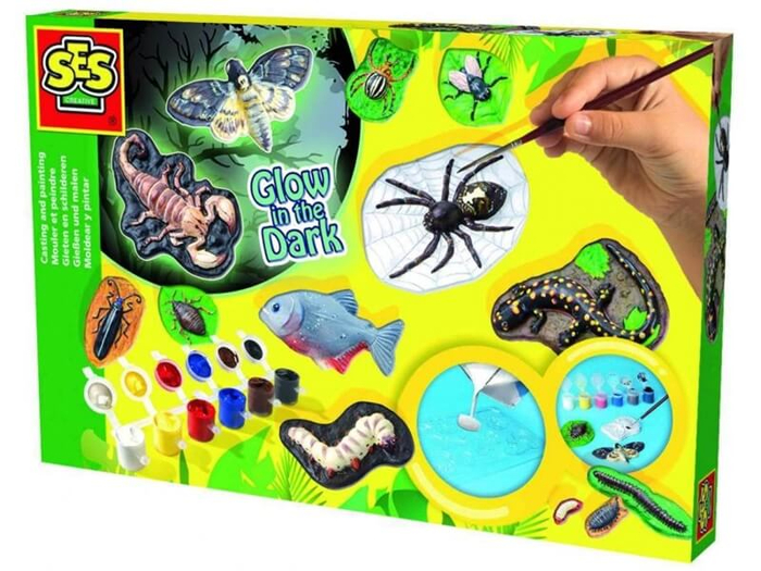 Cast & Paint - Glow-in-the-Dark Critters
