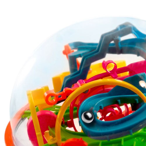 Large 3D Maze Ball Puzzle 19 cm