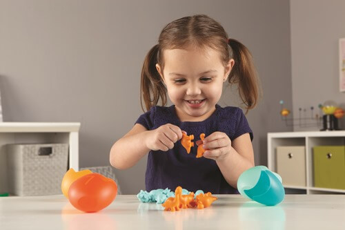 Count & Sort - Dino Eggs Math Activity Set 1-10