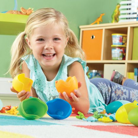 Count & Sort - Dino Eggs Math Activity Set 1-10