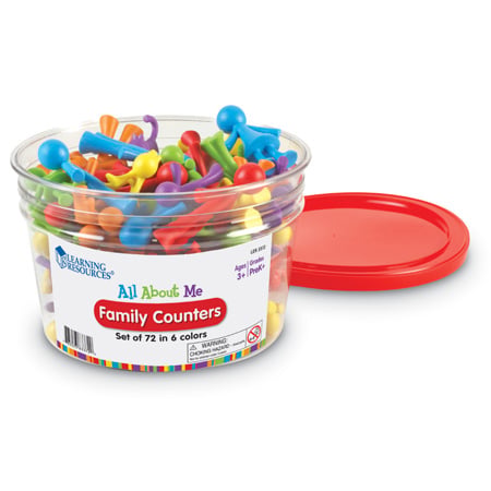 Count & Sort - Family Counters, 72 pcs