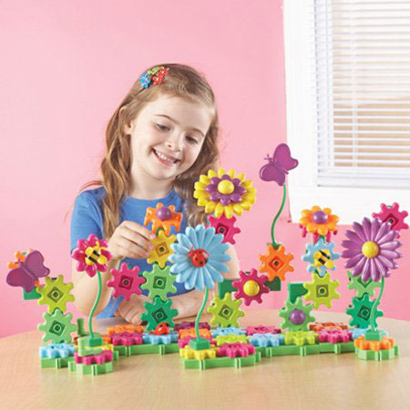 Gears Building Set - Build & Bloom Flower Garden