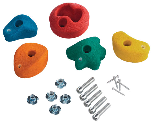Multicolour Climbing Holds - Small