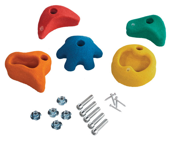 Multicolour Climbing Holds - Medium