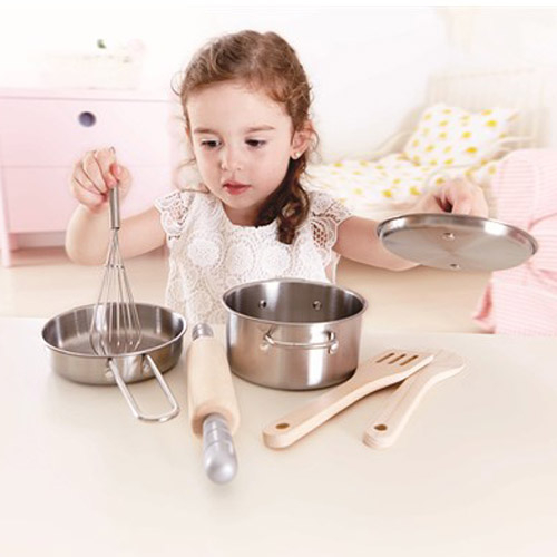 Pots, Pans & Utensils Play Set, 7 pcs