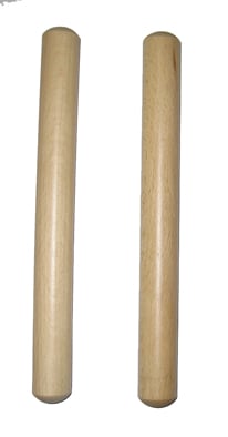 Wood Claves, 1 Pair
