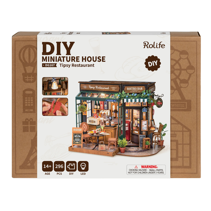 DIY Miniature House - Tipsy Restaurant