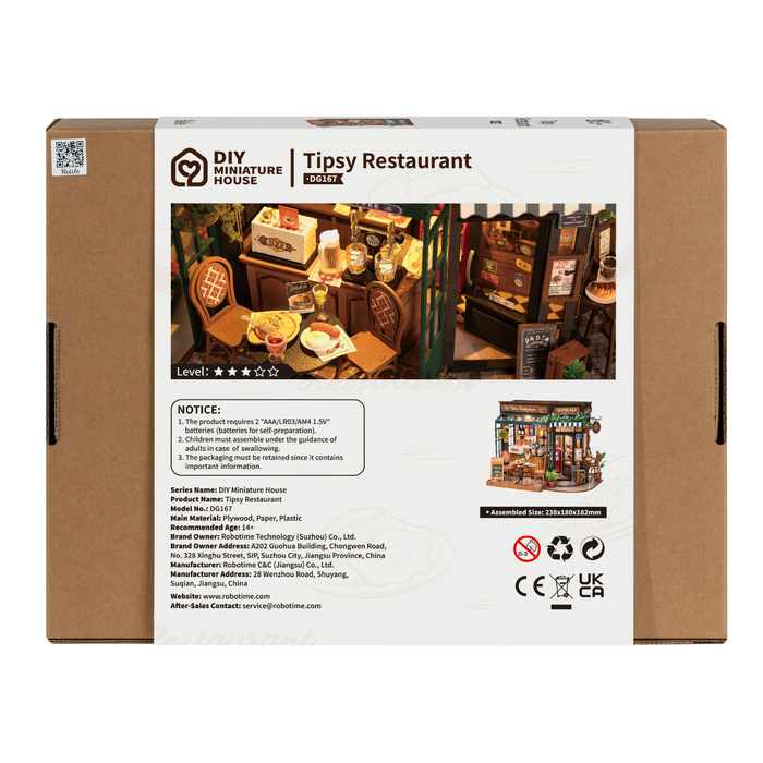 DIY Miniature House - Tipsy Restaurant