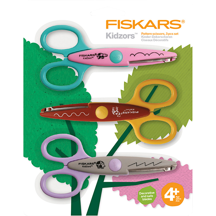 Pattern Scissors - Right & Left Handed, 3 pcs
