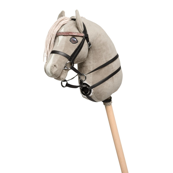 Cheval Roi Accs. - Martingale, Black/Silver