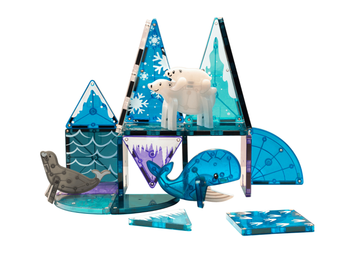 Magna-Tiles | Arctic Animals, 25 pcs