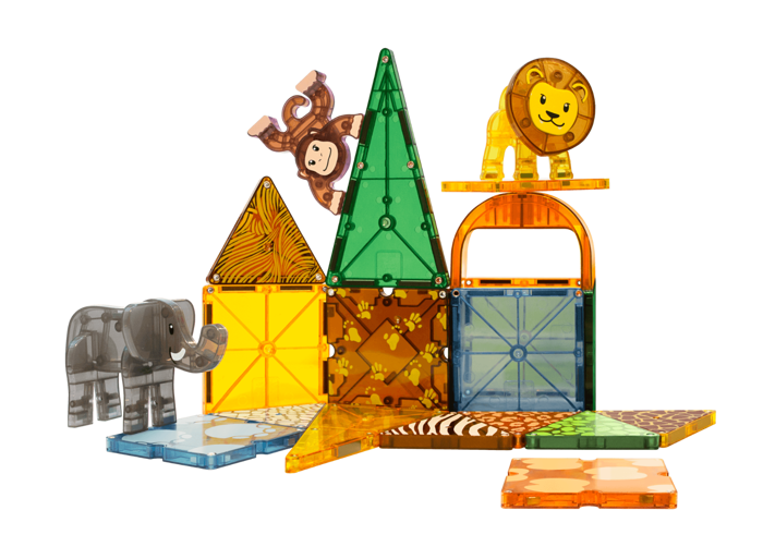 Magna-Tiles | Safari Animals, 25 pcs