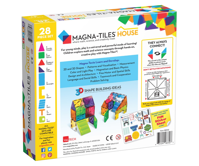 Magna-Tiles | House, 28 pcs