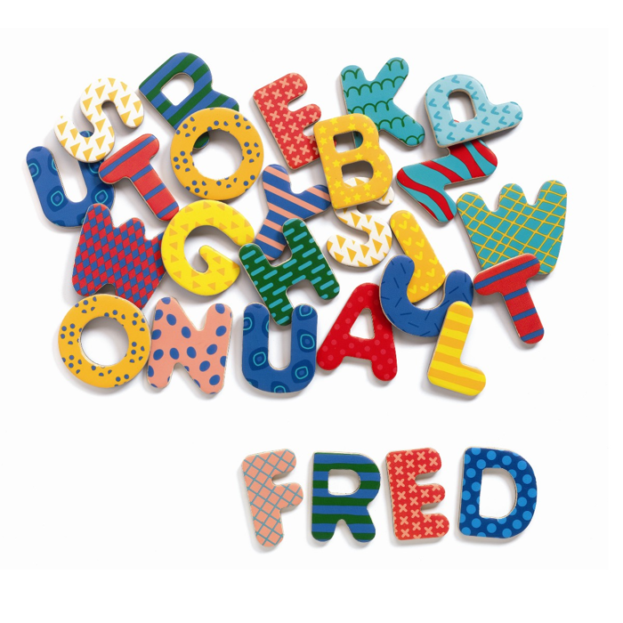 Magnets - Big Uppercase Letters, 38 pcs