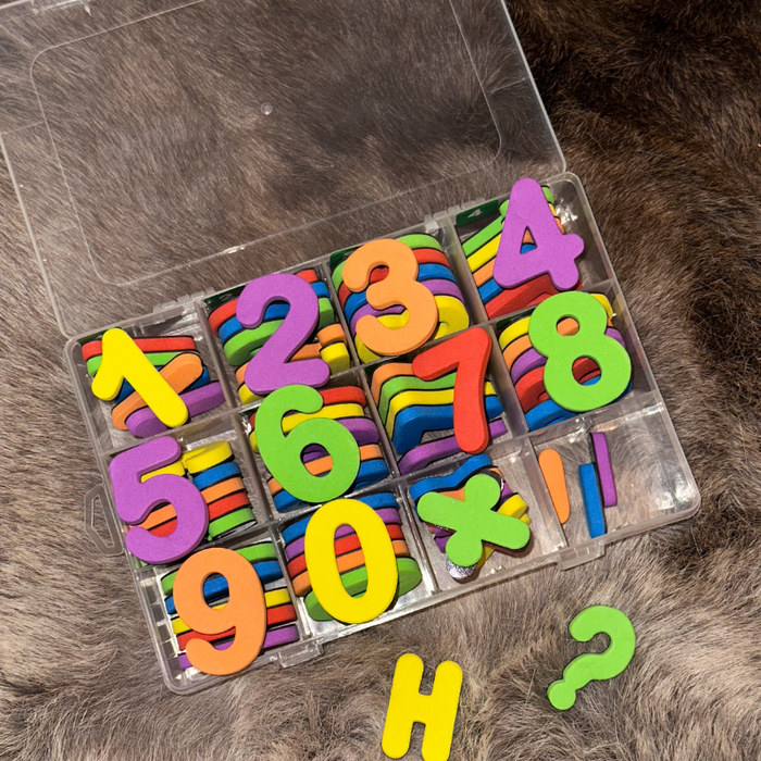 Magnetic Numbers and Symbols, 72 pcs