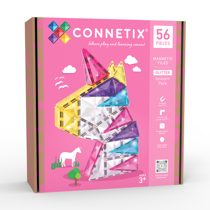 CONNETIX | Glitter Unicorn, 56 pcs