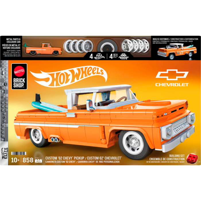 Brick Shop - '62 Chevy Pickup, 858 pcs