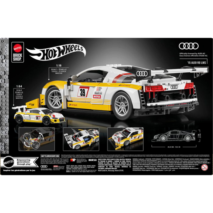 Brick Shop - '15 Audi R8 LMS, 820 pcs