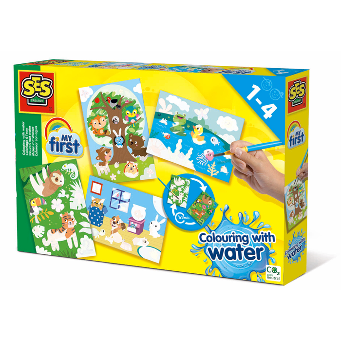 My First - Water Painting Set, Mixed Animals