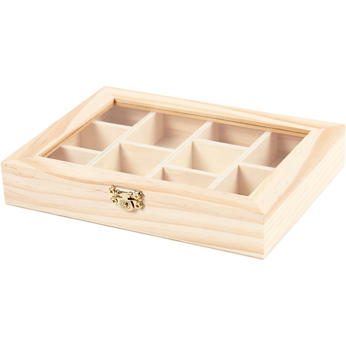 Paint Your Own Keepsake Box with Glass Lid
