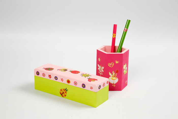 Paint Your Own Box with Magnetic Closure Lid