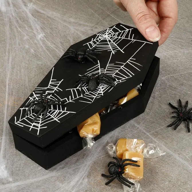 Paint Your Own Halloween Coffin