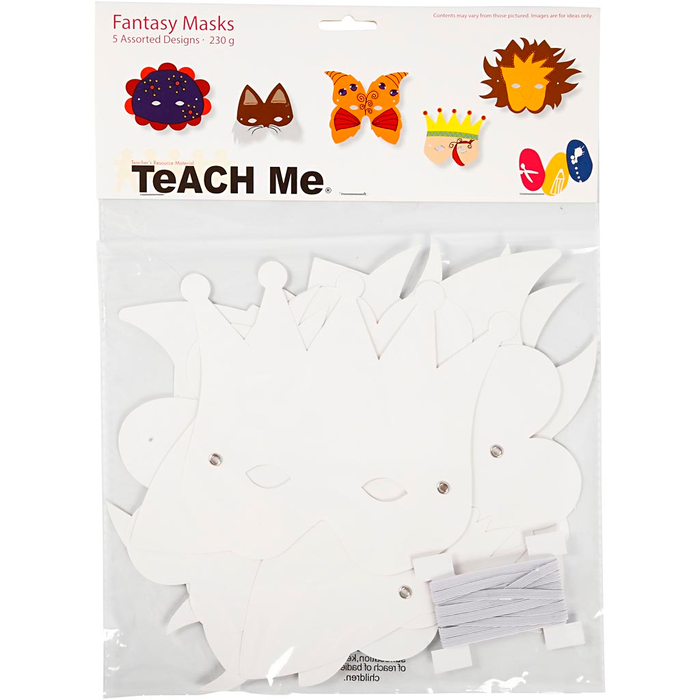 Paper Masks, 5 pcs