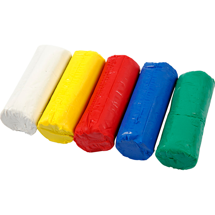 Soft Modelling Clay 400 gr - Basic Colours