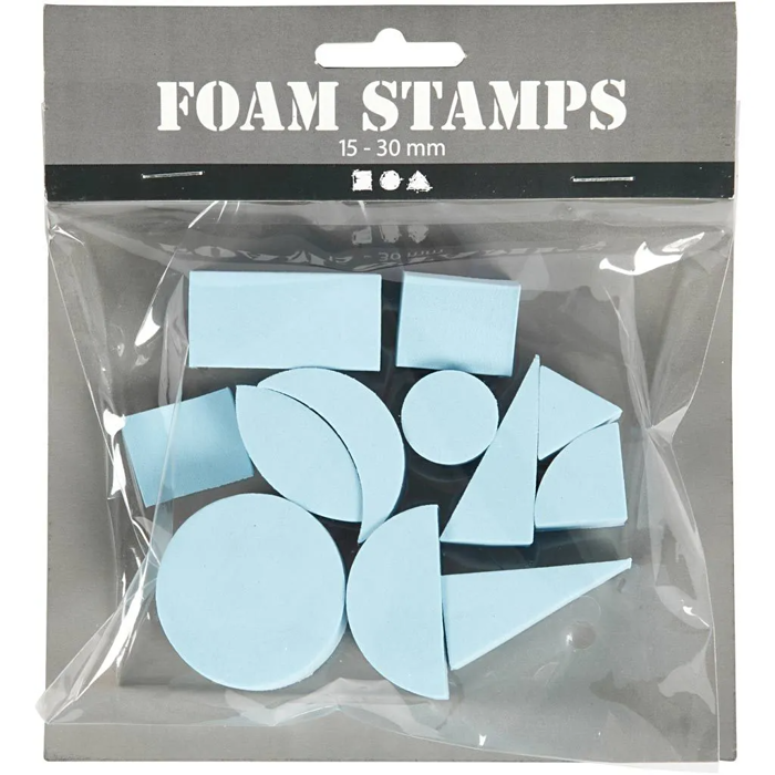 Foam Stamps, 12 pcs