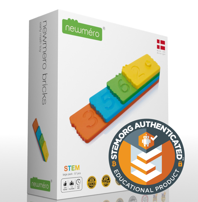 newméro Bricks Early Math Toy (3-9 yrs), 57 pcs