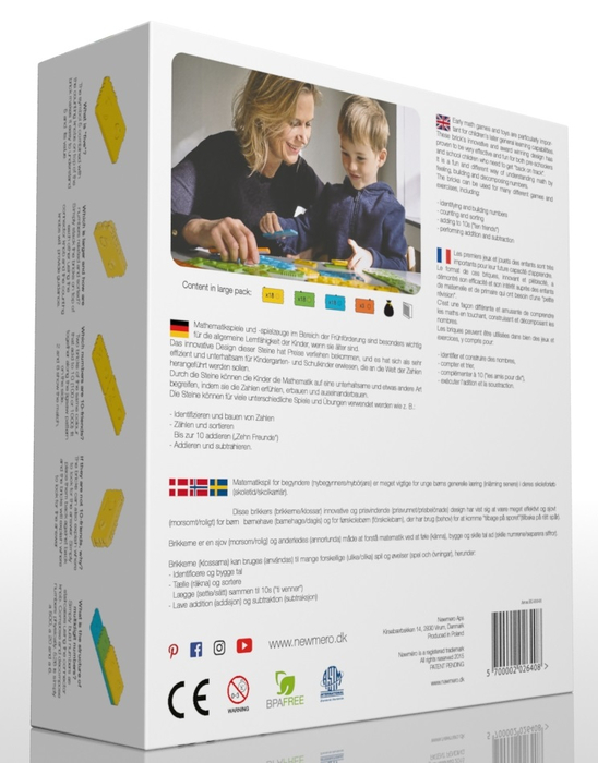 newméro Bricks Early Math Toy (3-9 yrs), 57 pcs