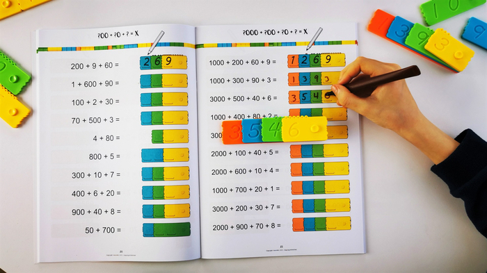 newméro Bricks Maths Workbook, 7-8 yrs