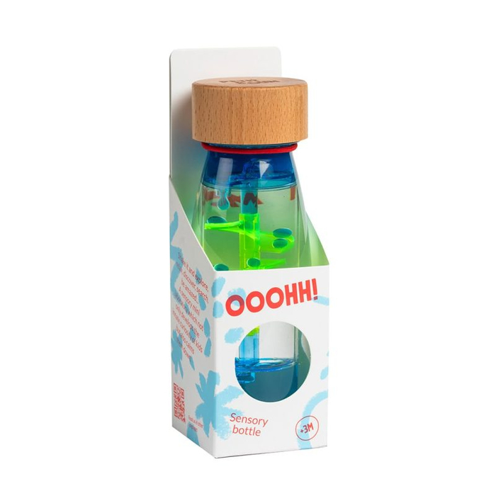 Sensory Bottle - Spiral Blue