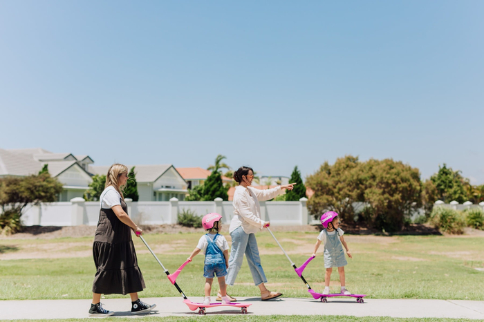 Ookkie Learner Skateboard - Pink