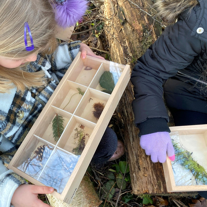 Wooden Discovery Boxes, 3 pcs