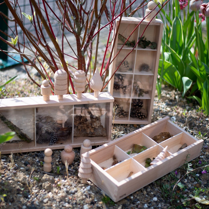 Wooden Discovery Boxes, 3 pcs