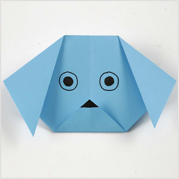 Origami Kit 15 x 15 cm - Basic Colours, 10 Sheets