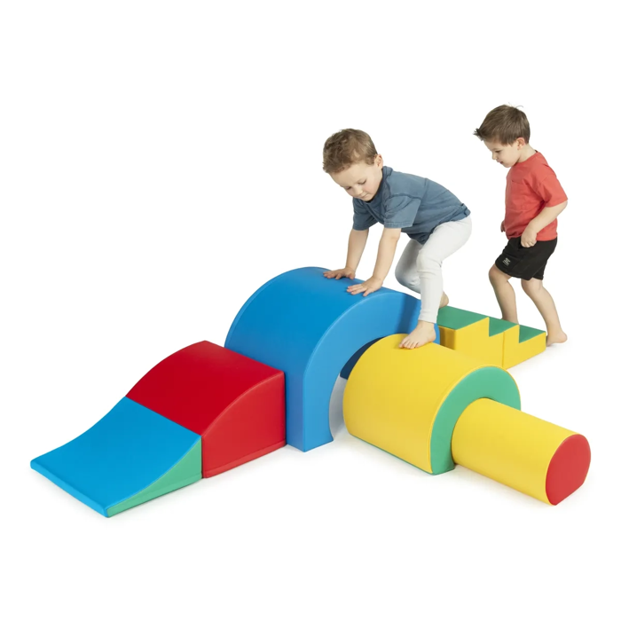 Climb & Crawl Soft Play Set, 7 pcs